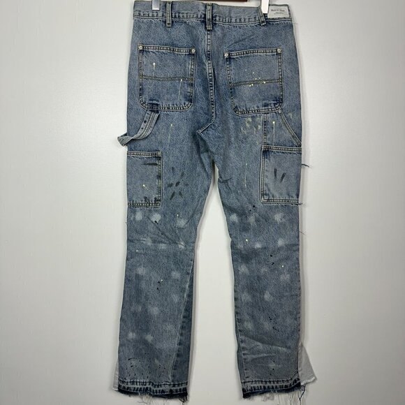 Black Icon 3L Team 2020-2021 Collection Carpenter Patchwork Jean RARE - Picture 4 of 5